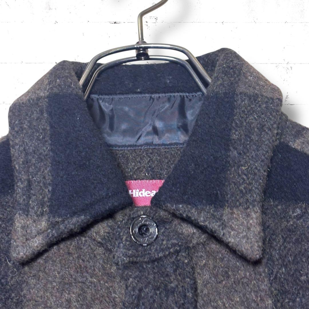 HIDEANDSEEK ウール　バッファローチェック　CPO シャツ　ジャケット