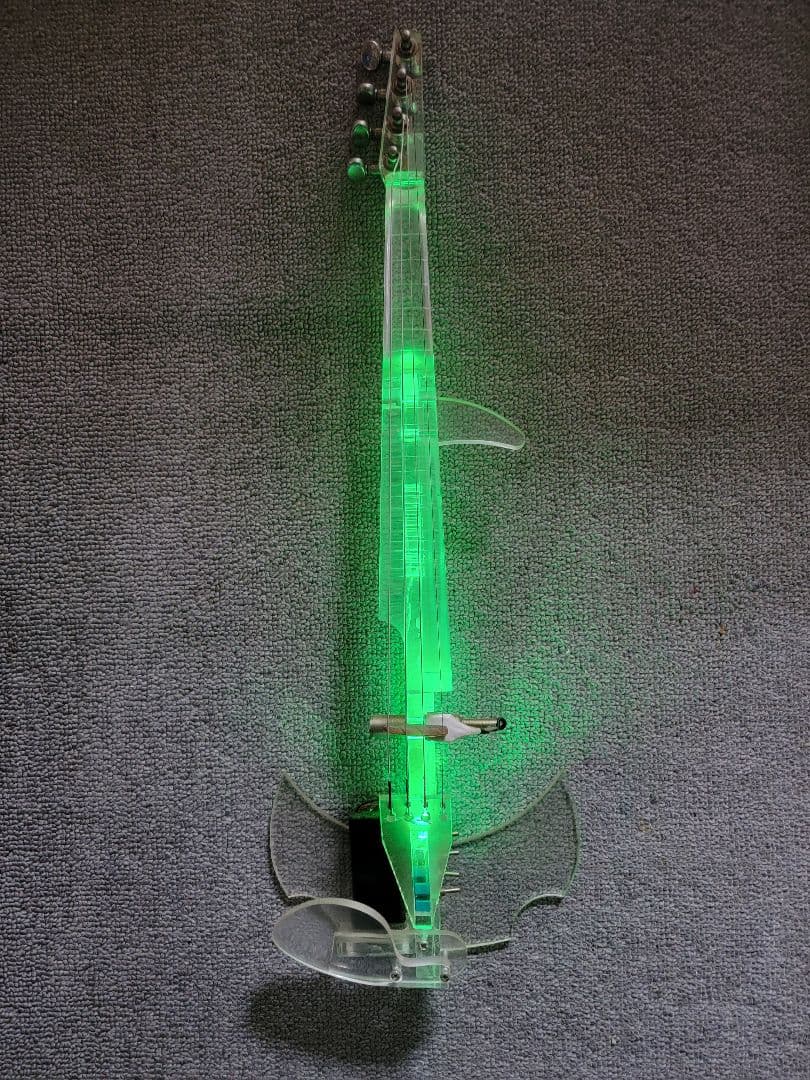 エレクトリックバイオリン 透明アクリル製 4弦