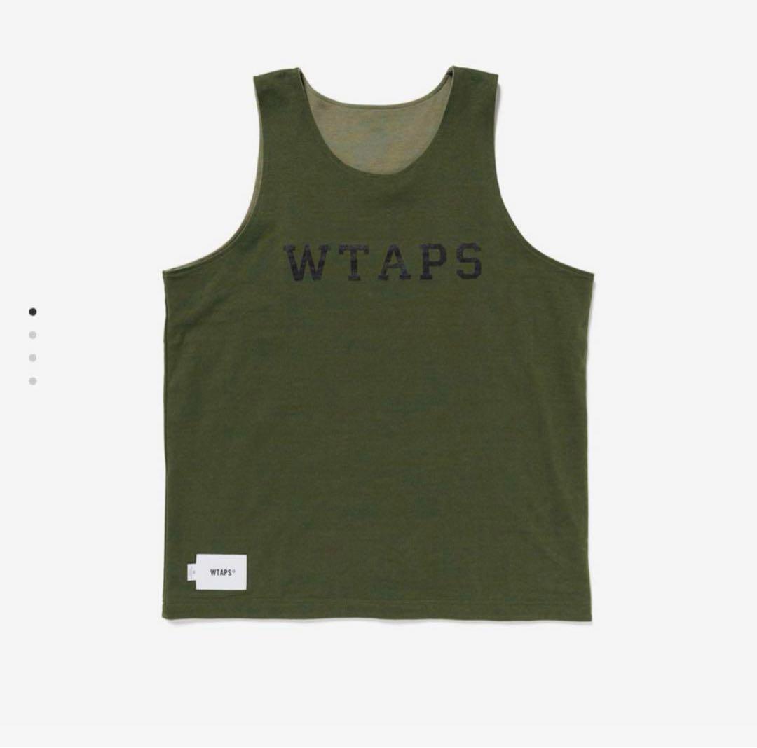 新品 WTAPS MUDDY/TANKTOP/COTTON オリーブドラブ L