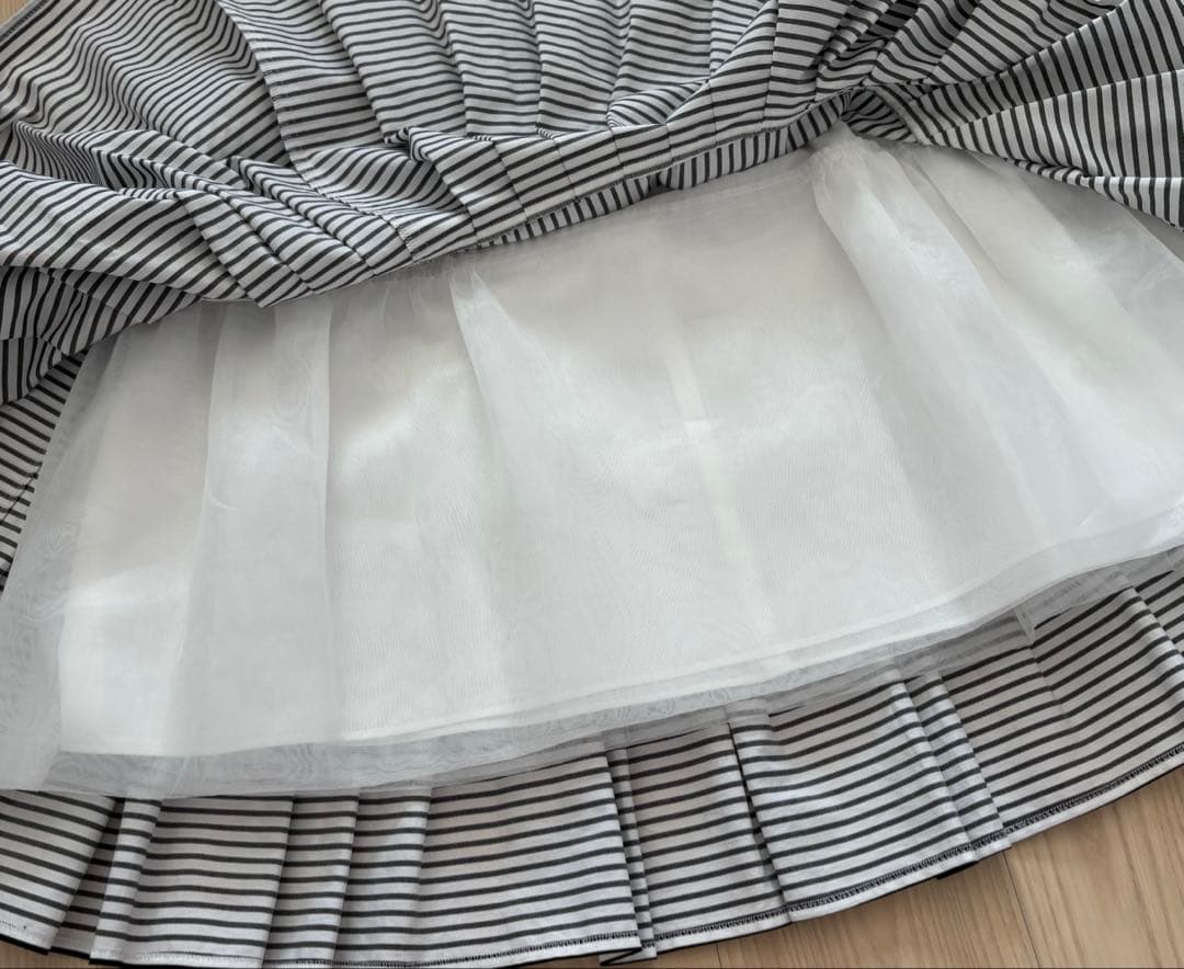 【美品】Rene ルネ　ストライプスカート　5424200