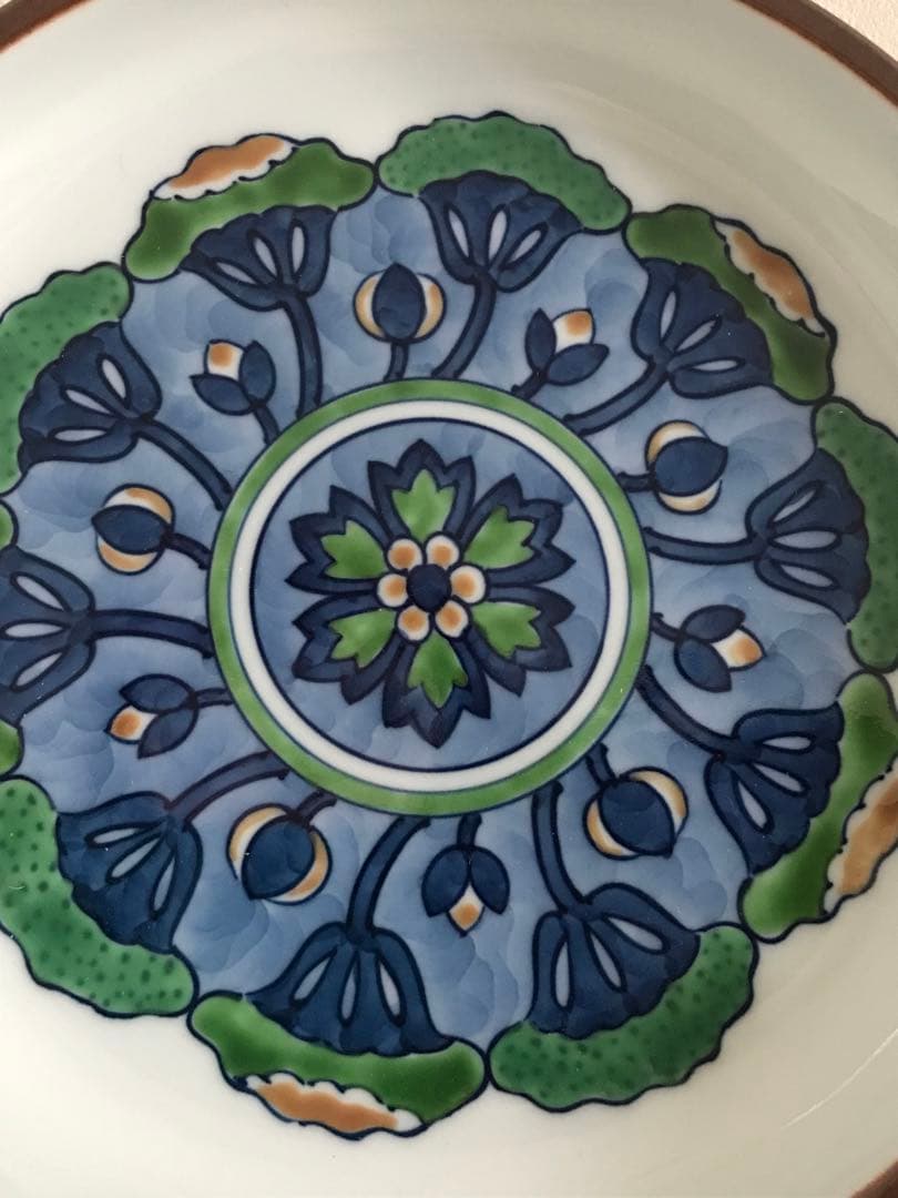 希少品【新品・源右衛門】有田焼 染錦絵 飾り皿 深皿 木箱付き Yahoo