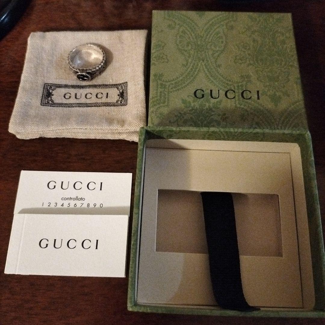GUCCI シルバーリング21号　美品