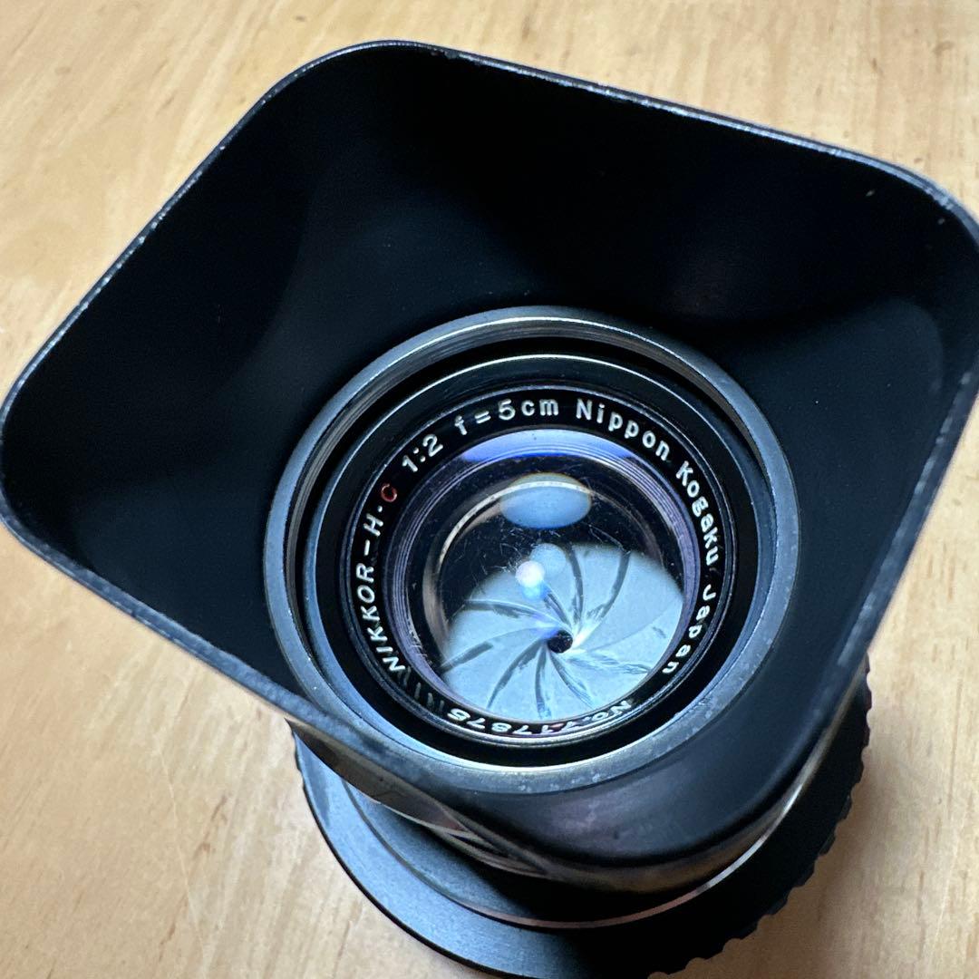 Nikon Nicca NIKKOR-H.C 5cm F2 フード付き L39