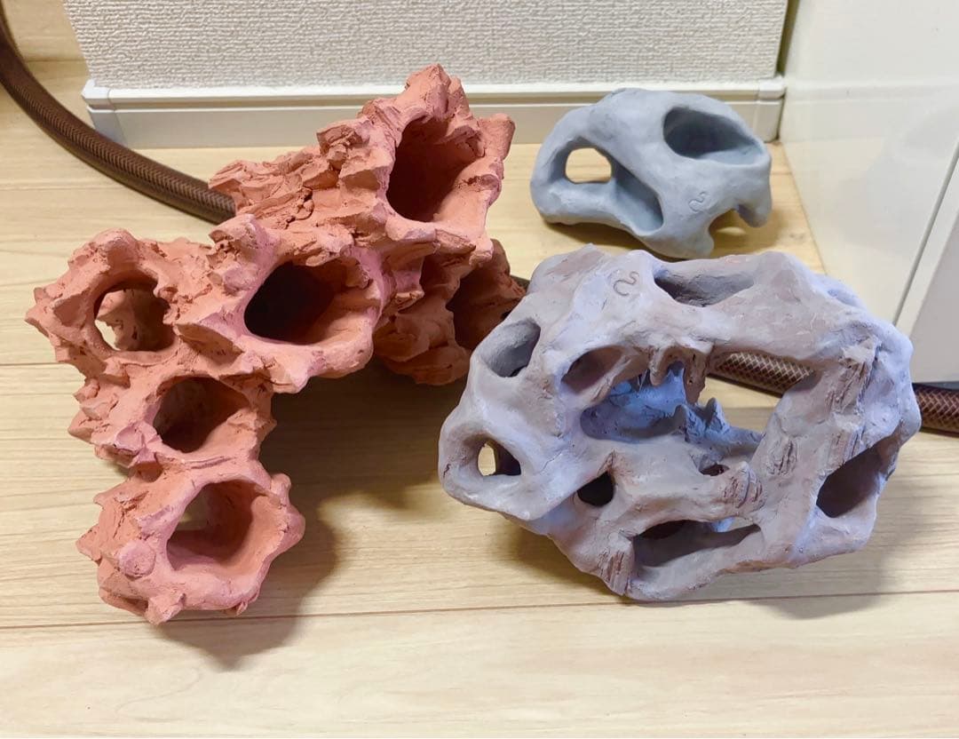 SheltaCrafta シェルター 素焼き 手作り 水槽 隠れ家 テラリウム②