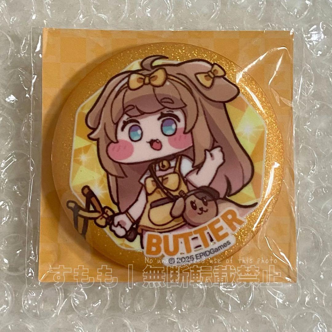 トリッカル もちもちほっぺ大作戦 バター 缶バッジ 正規品 - メルカリ