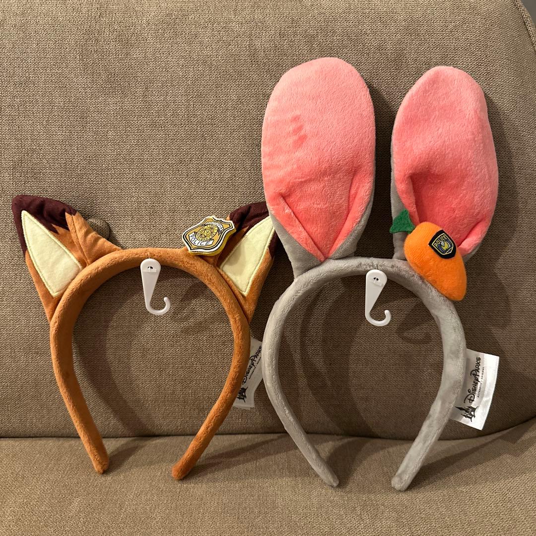 即日発送 上海ディズニー 香港 カチューシャ ジュディ ニック