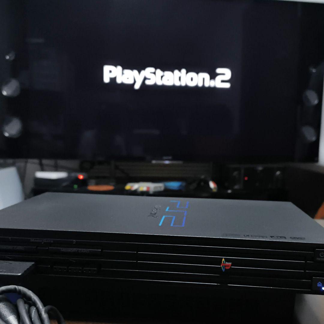 【箱と説明書付き】SONY PlayStation2本体 SCPH-30000