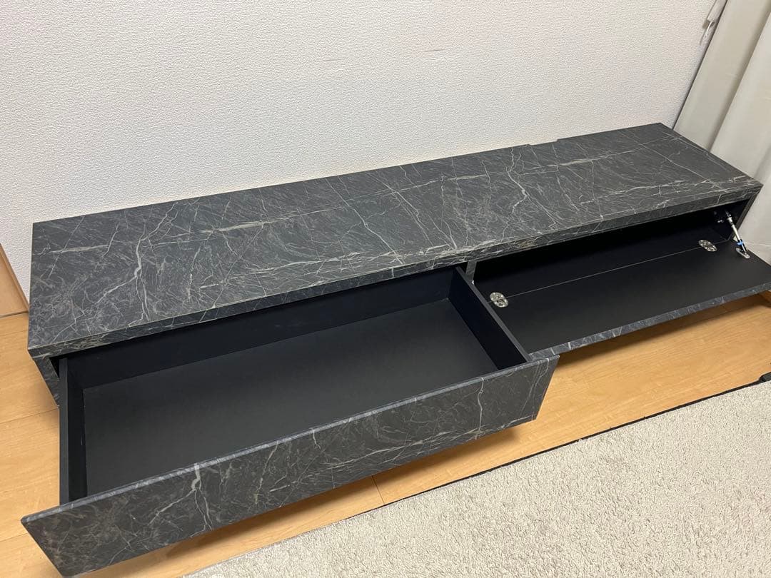 rafraichir17様専用】LOWYA テレビボード 大理石柄
