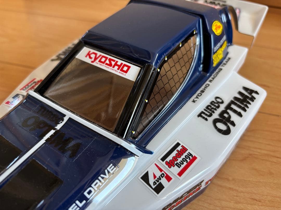 【新品！ホイール付き！】京商 ターボオプティマ ボディ＆ブルーホイール！