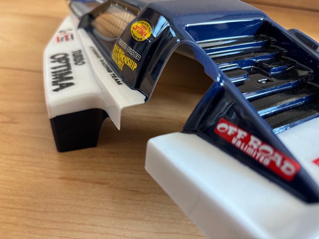 【新品！ホイール付き！】京商 ターボオプティマ ボディ＆ブルーホイール！