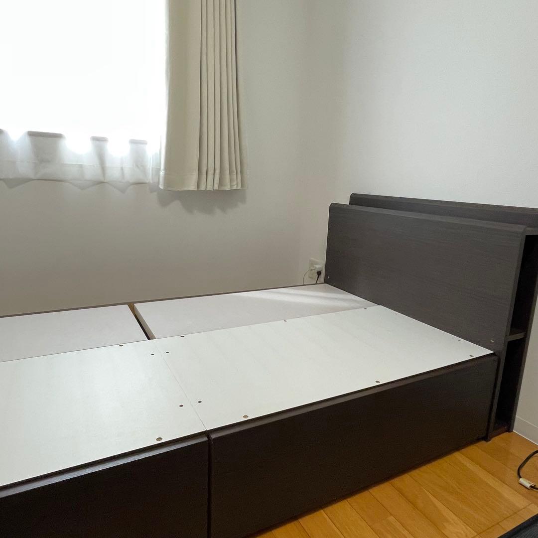 【送料込み】ニトリ　シングルベッドフレーム　カイト2 深型