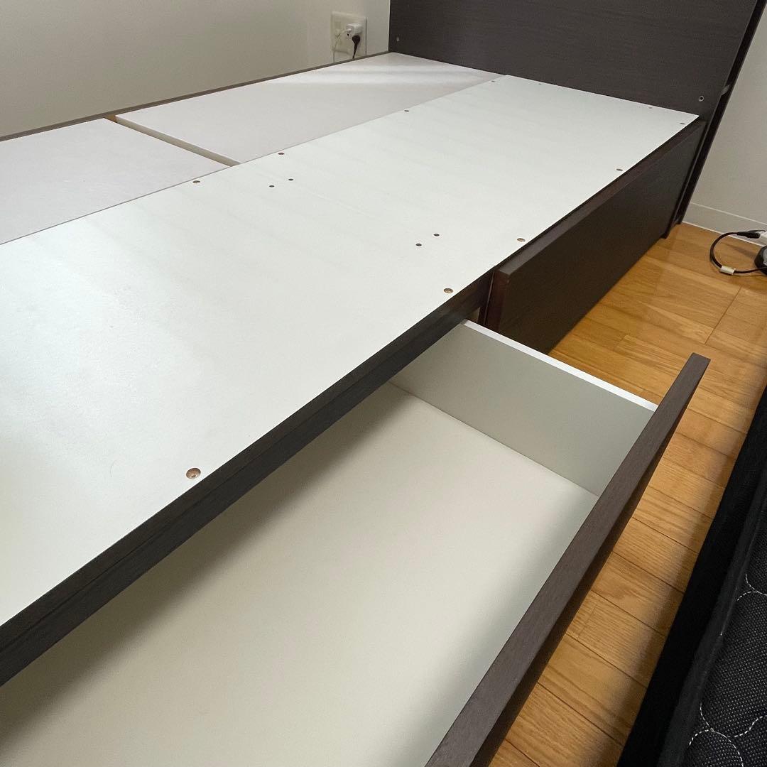 【送料込み】ニトリ　シングルベッドフレーム　カイト2 深型