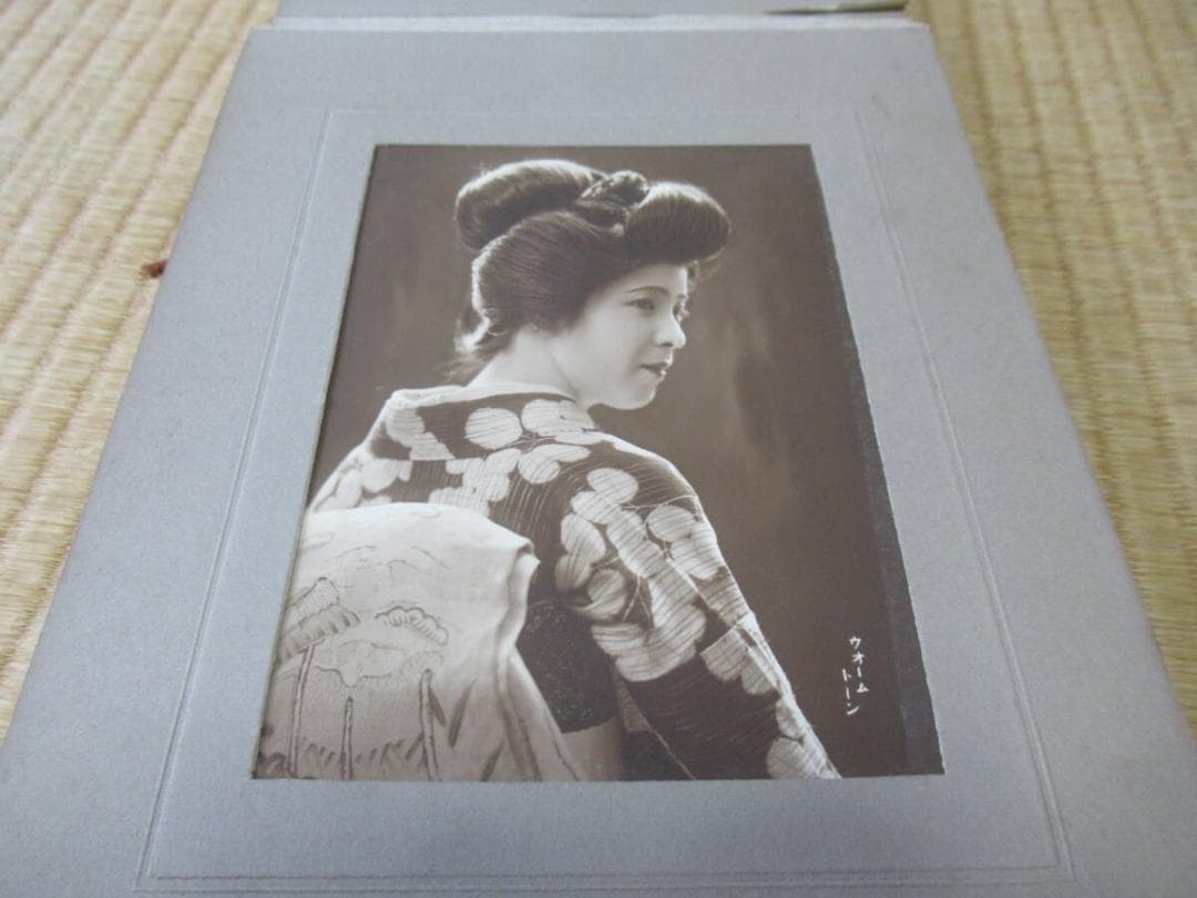 非売品 大正時代◇「オリエンタルの印画紙」美人サンプル生写真30枚