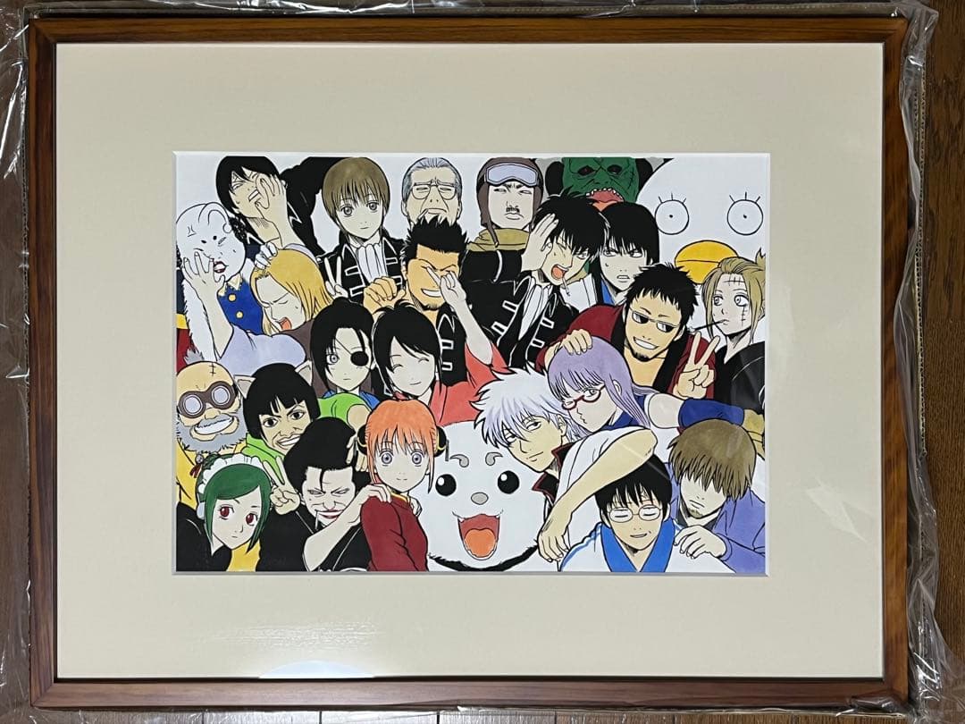 銀魂 アニメジャパン限定原画 銀魂 複製原画 集合 額縁入り 銀魂 複製