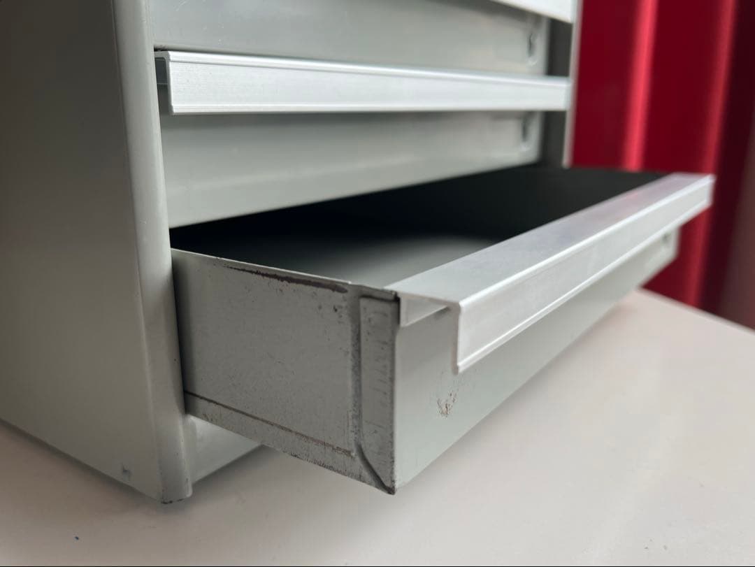 ヴィンテージ UCHIDA 10段 スチールチェスト インダストリアル モダン