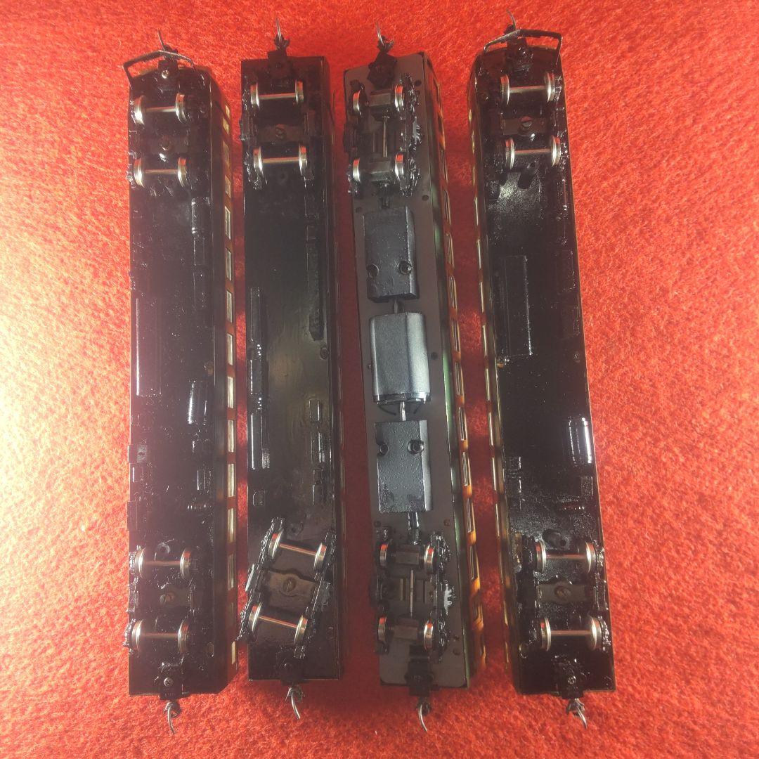 165系、4両セット、動作確認済み、MPギヤ仕様、電気機関車、HOゲージ