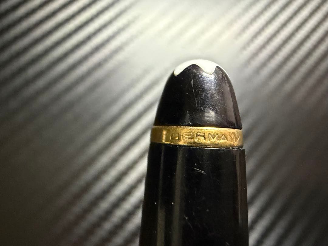 エボナイト芯 モンブラン 144 ブラック 全金 M 中字 万年筆 - メルカリ