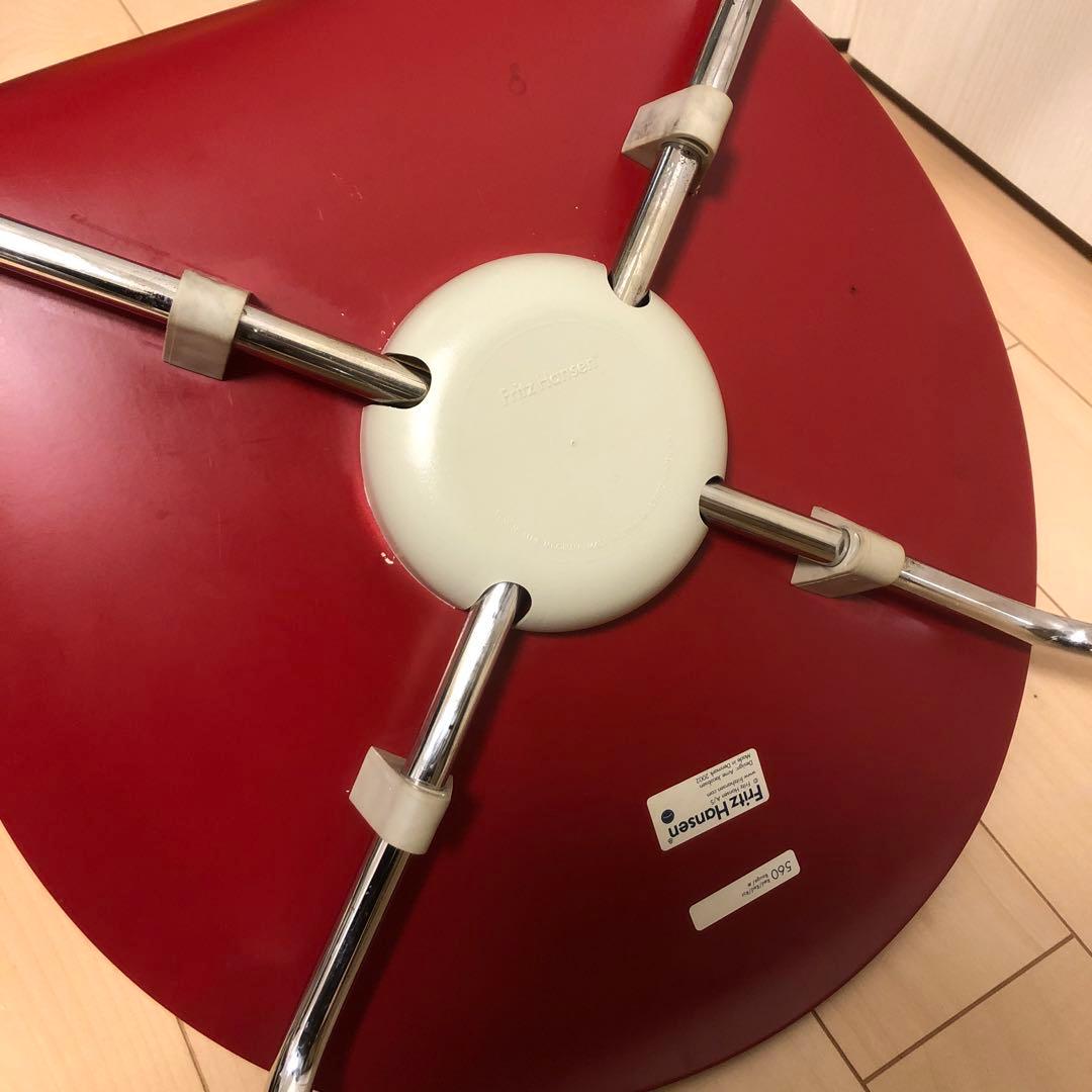 アントチェア フリッツハンセンFritz Hansen 廃番色希少レッド 椅子