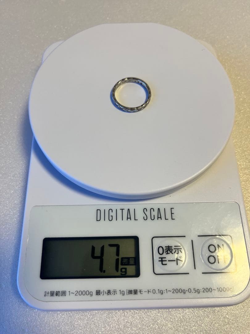 【CHANEL】シャネル ココクラッシュPt950 プラチナ 15号 約4.7g