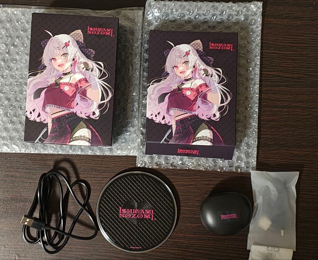 ワイヤレスイヤホン 充電器 ANIMA AOW04 にじさんじ 石神のぞみ - メルカリ