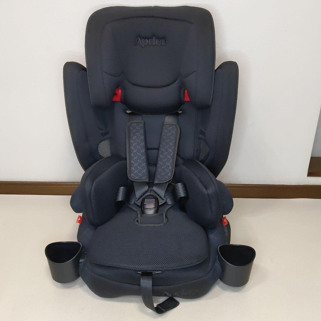 美品　付属品完備　アップリカ　エアグルーヴ プラス　ジュニアシート　ブラック