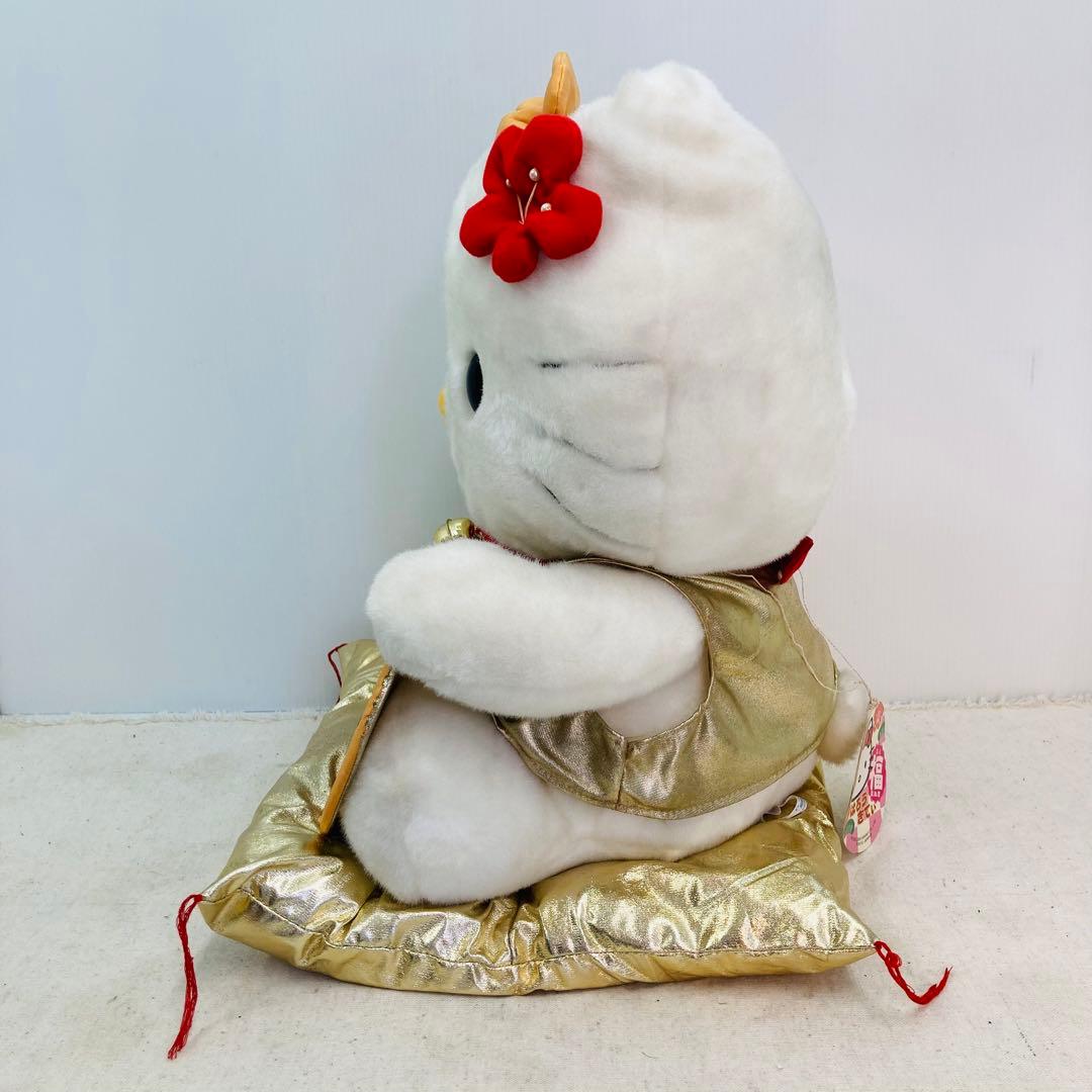 当時物／激レア】タグ付き サンリオ ハローキティ 福まねき ビッグ