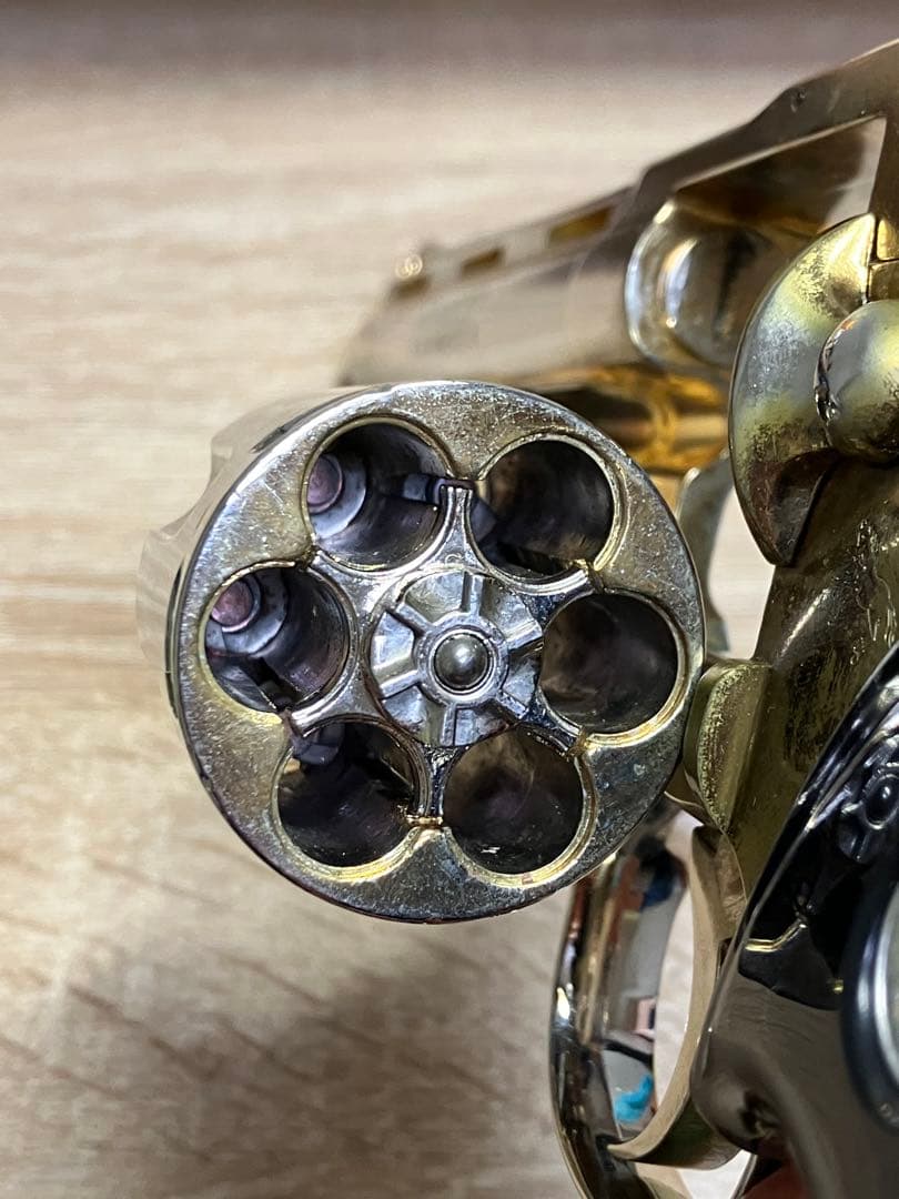 コクサイ コルト パイソン 6インチ 金属製モデルガン SMGマーク有り