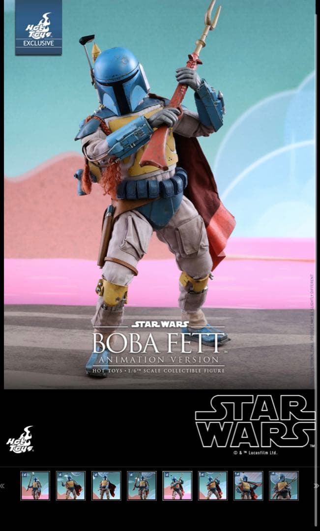 (激レア) ボバフェットアニメーションバージョンホットトイズスターウォーズ