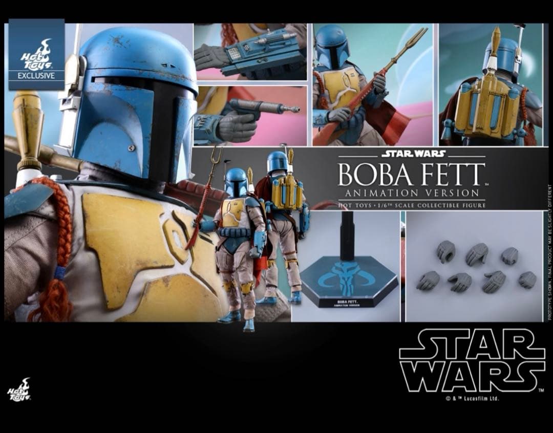 (激レア) ボバフェットアニメーションバージョンホットトイズスターウォーズ