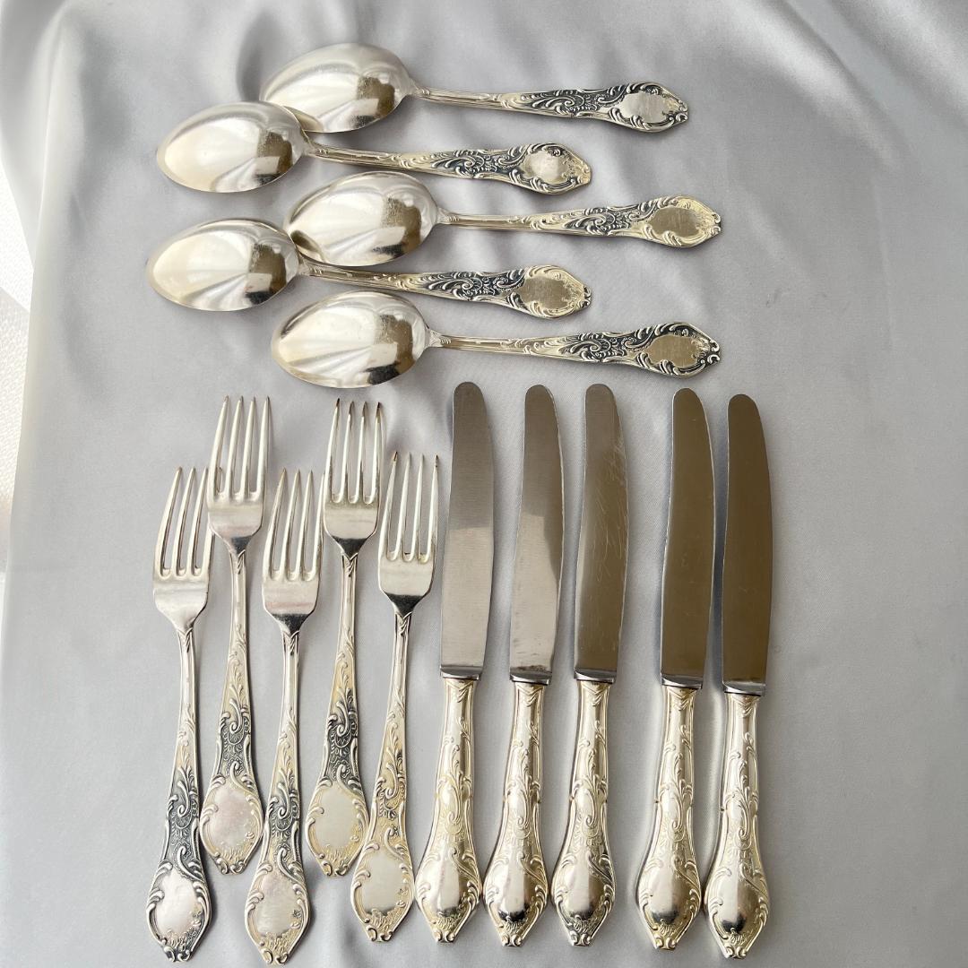 【ドイツ】ディナーセット 15本【シルバープレート】