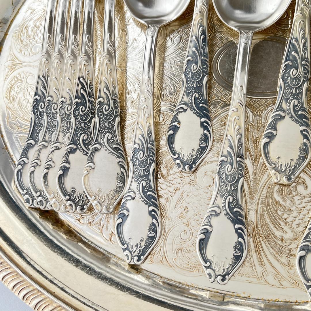 【ドイツ】ディナーセット 15本【シルバープレート】