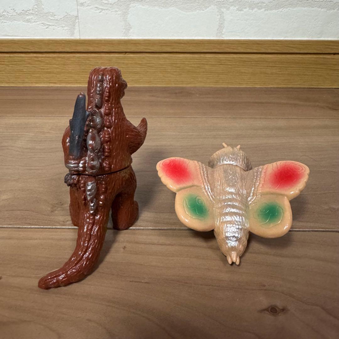 マーミット ミニソフビ 4点セット ゴジラ モスラ メーサー車 - メルカリ