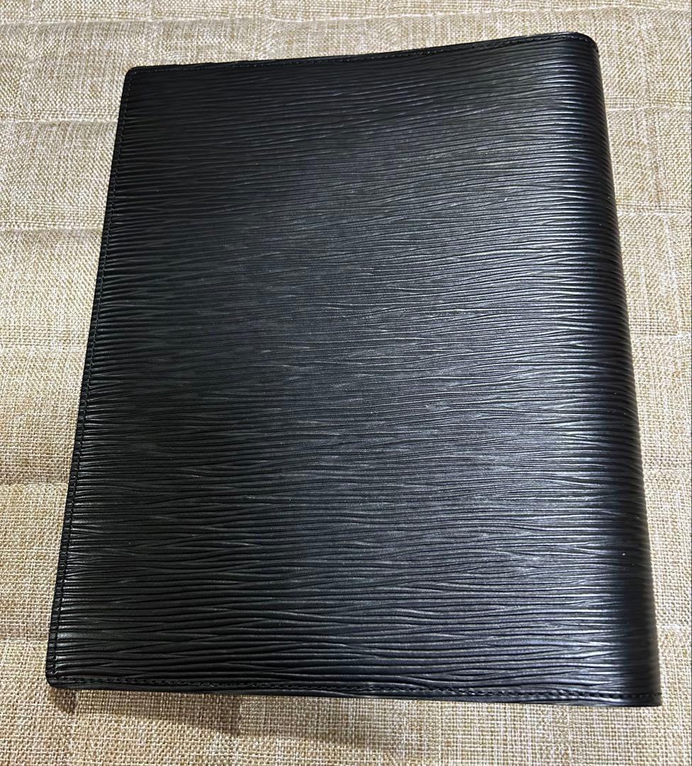 LOUIS VUITTON ノートカバー タイガレザー アルドワーズ ブラック
