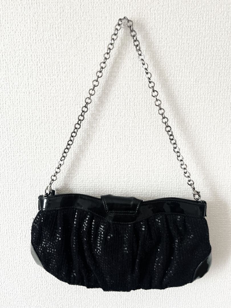 【美品】サルヴァトーレフェラガモ パーティーバッグ スパンコール