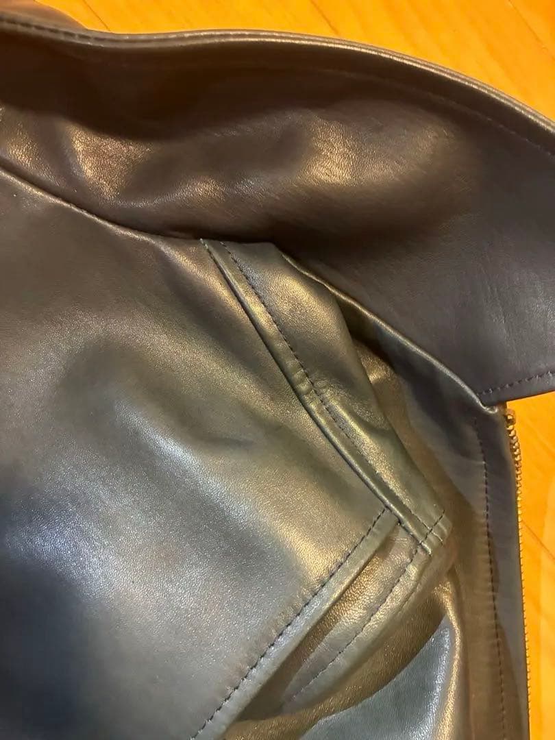 うなぎ様専用 Y2LEATHER レザージャケット ダークブルー 38