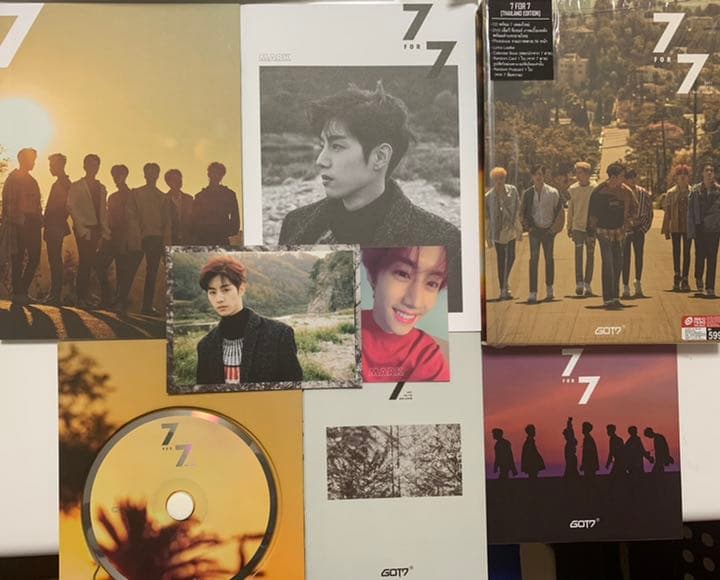 got7 7for7 タイ盤 マーク セット