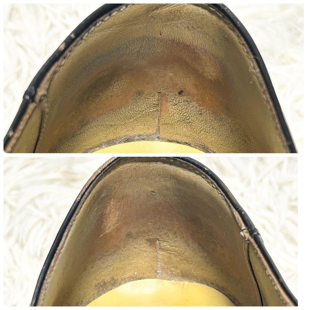 良品✨リーガル インペリアルグレード プレーントゥ ブラック2785 25.5㎝