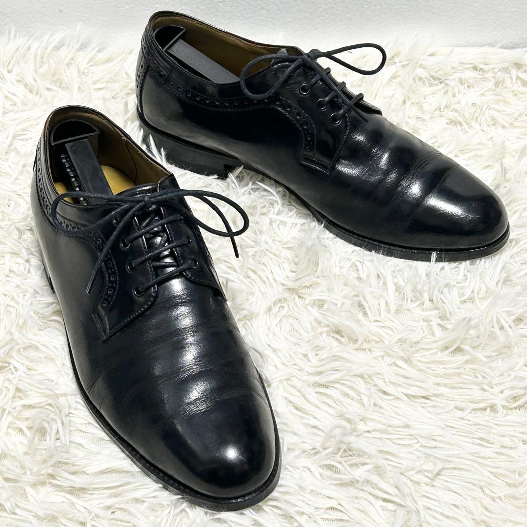 良品✨リーガル インペリアルグレード プレーントゥ ブラック2785 25.5㎝