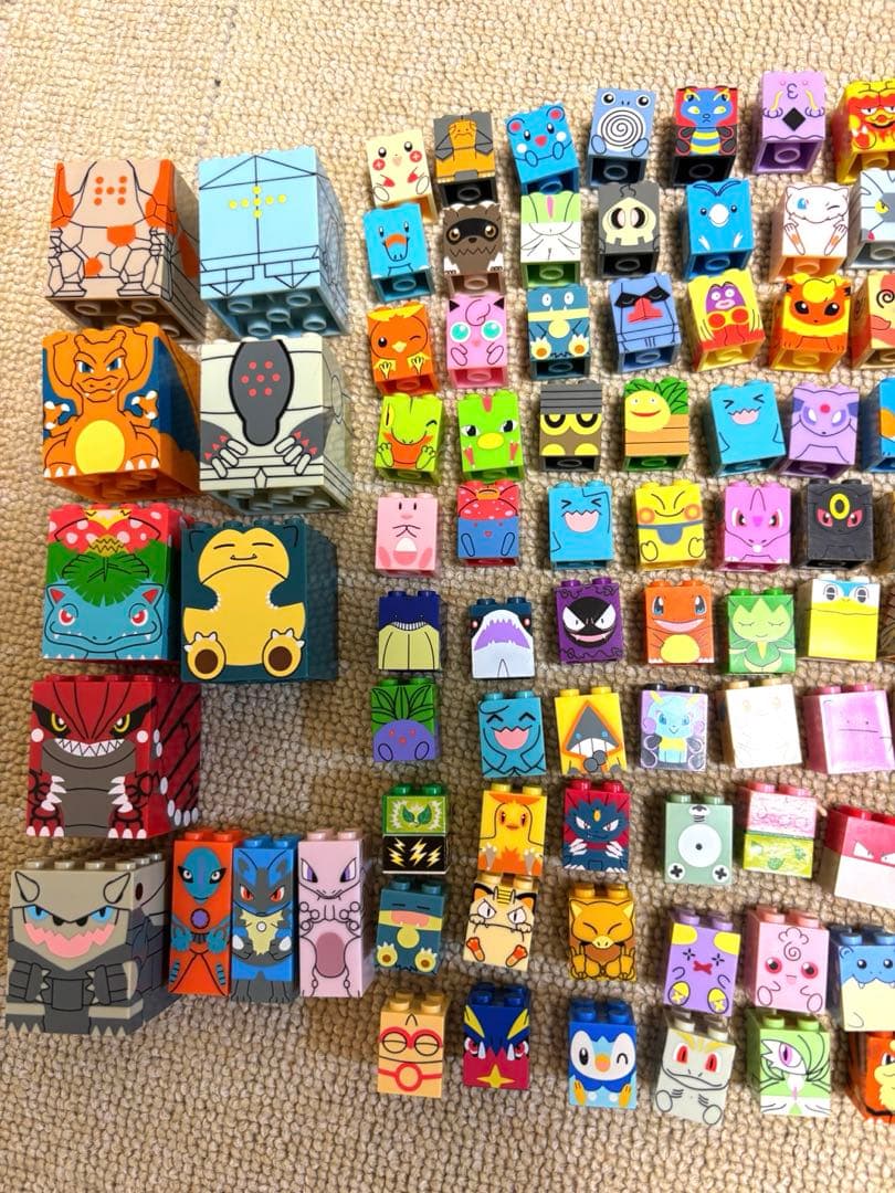 ポケモン　メガブロック　140種類　被りなし　まとめ売り　希少