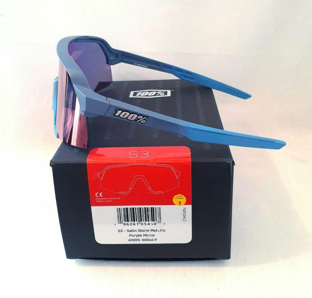 新モデル 100% S3 サテンストーム パープル ワンハンドレッド