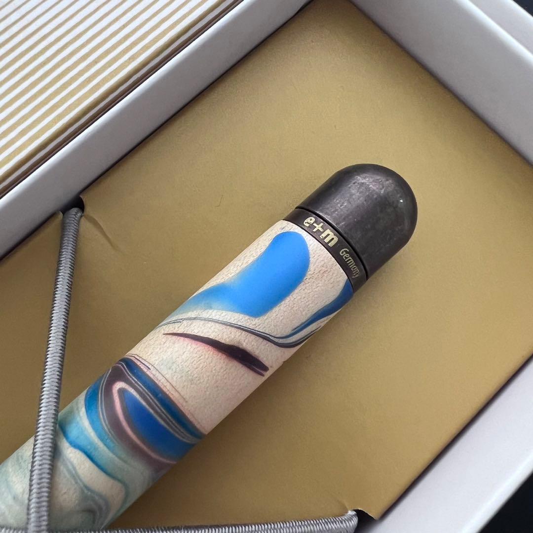 イープラスエム e+m シャープペンシル 0.7mm Marble ゴールド⑧