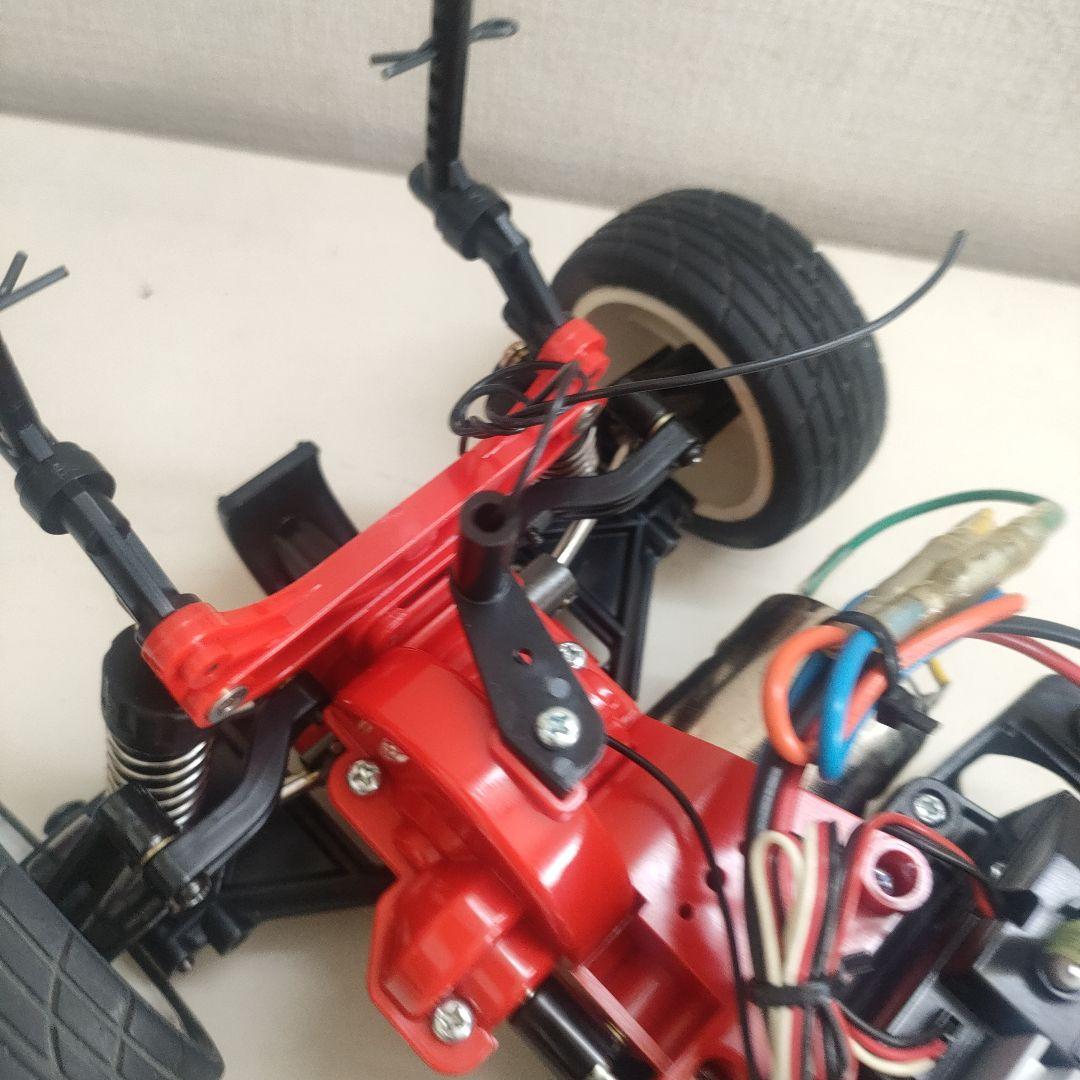 【当時物、レア】タミヤTA02シャーシ、プロポ、メカ付き、ランチアボディ付き