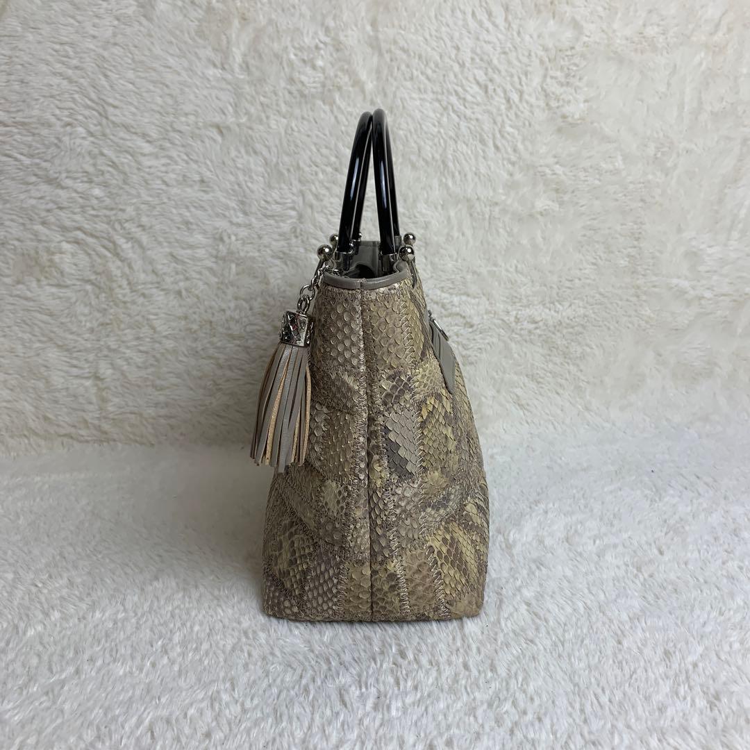 《金運上昇》JRA ダイヤモンドパイソンタッセル　ヒマラヤヘビエキゾチックレザー