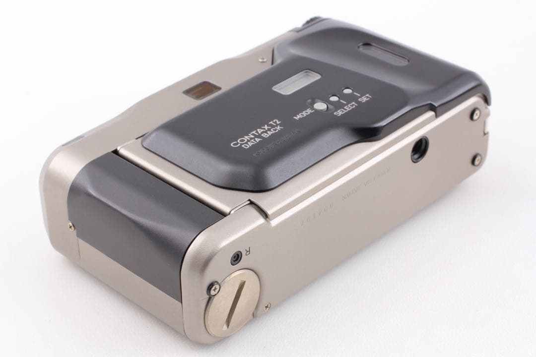 完動品/試写有り】CONTAX T2 シルバー データバック