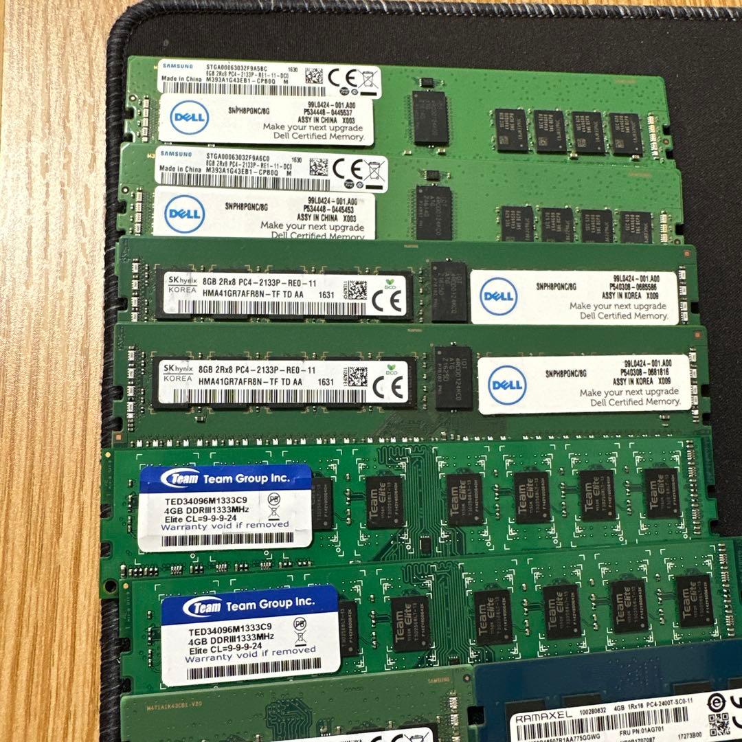 メモリセット DDR4/DDR3 8GB/4GB - メルカリ