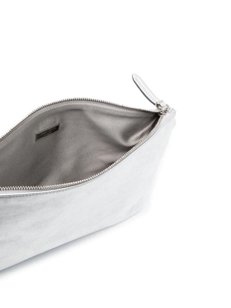 【tc.ka-ka】JIMMY CHOO シルバー クラッチバッグ