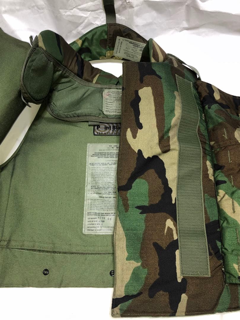 本物 インターセプターボディアーマー OTV 防災 護身 お宝 米軍実物 防弾