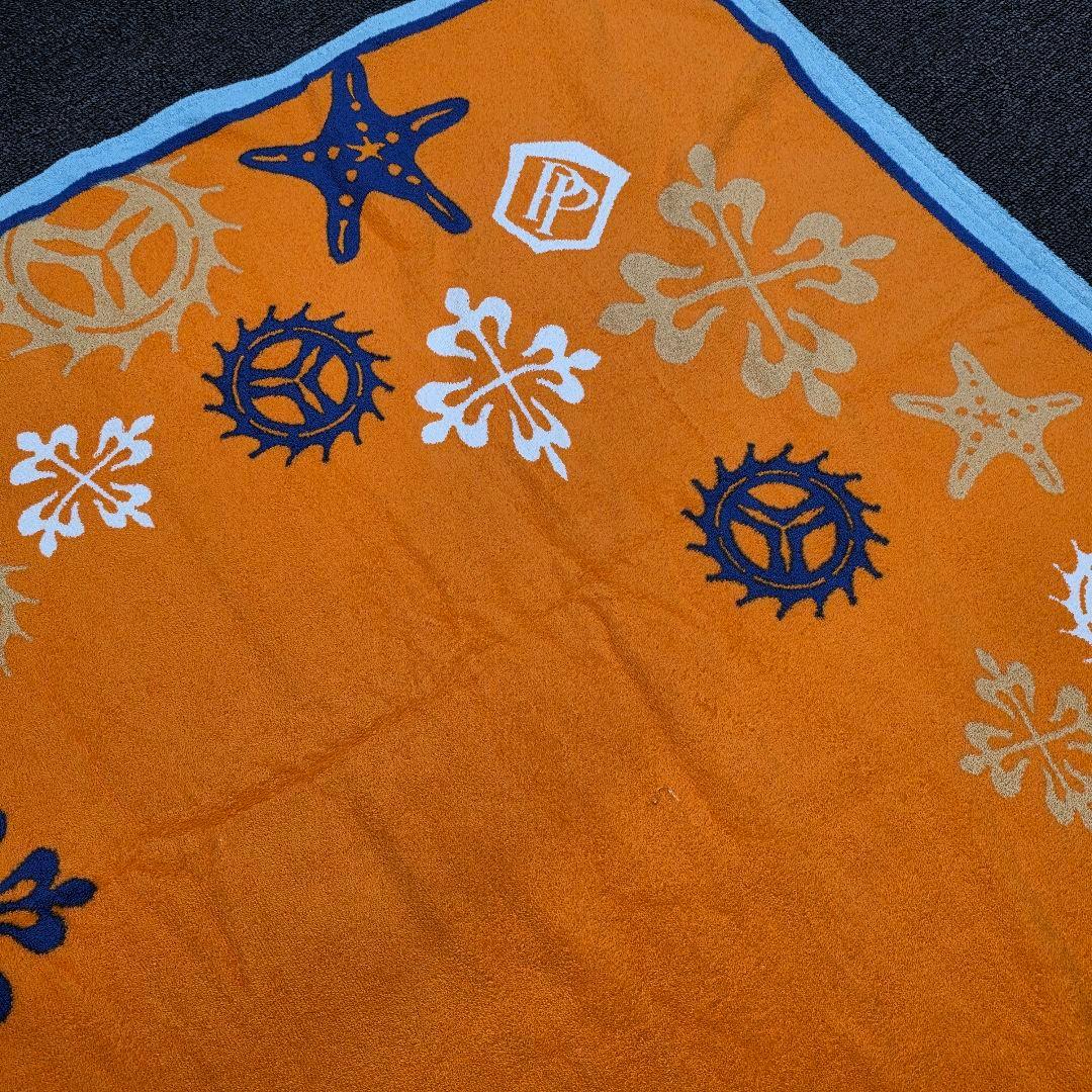 PATEK PHILIPPE ビーチタオル 大判 オレンジ マリン