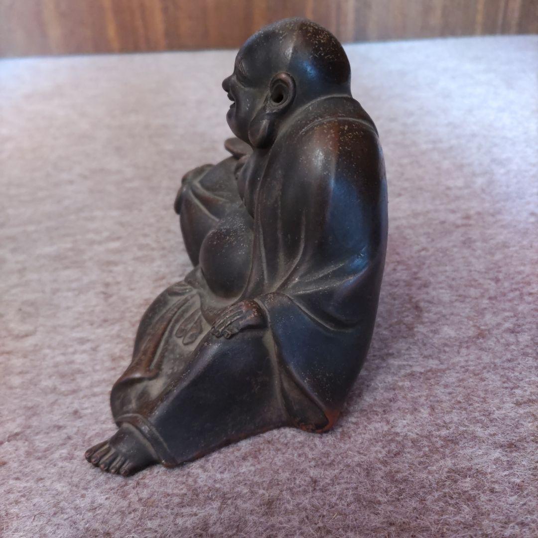 備前焼 布袋様置物 D185