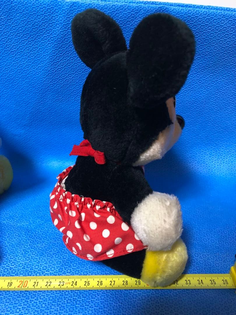 CANASA社 スリランカ製 レトロ レア 昭和 ミッキー＆ミニー ぬいぐるみ